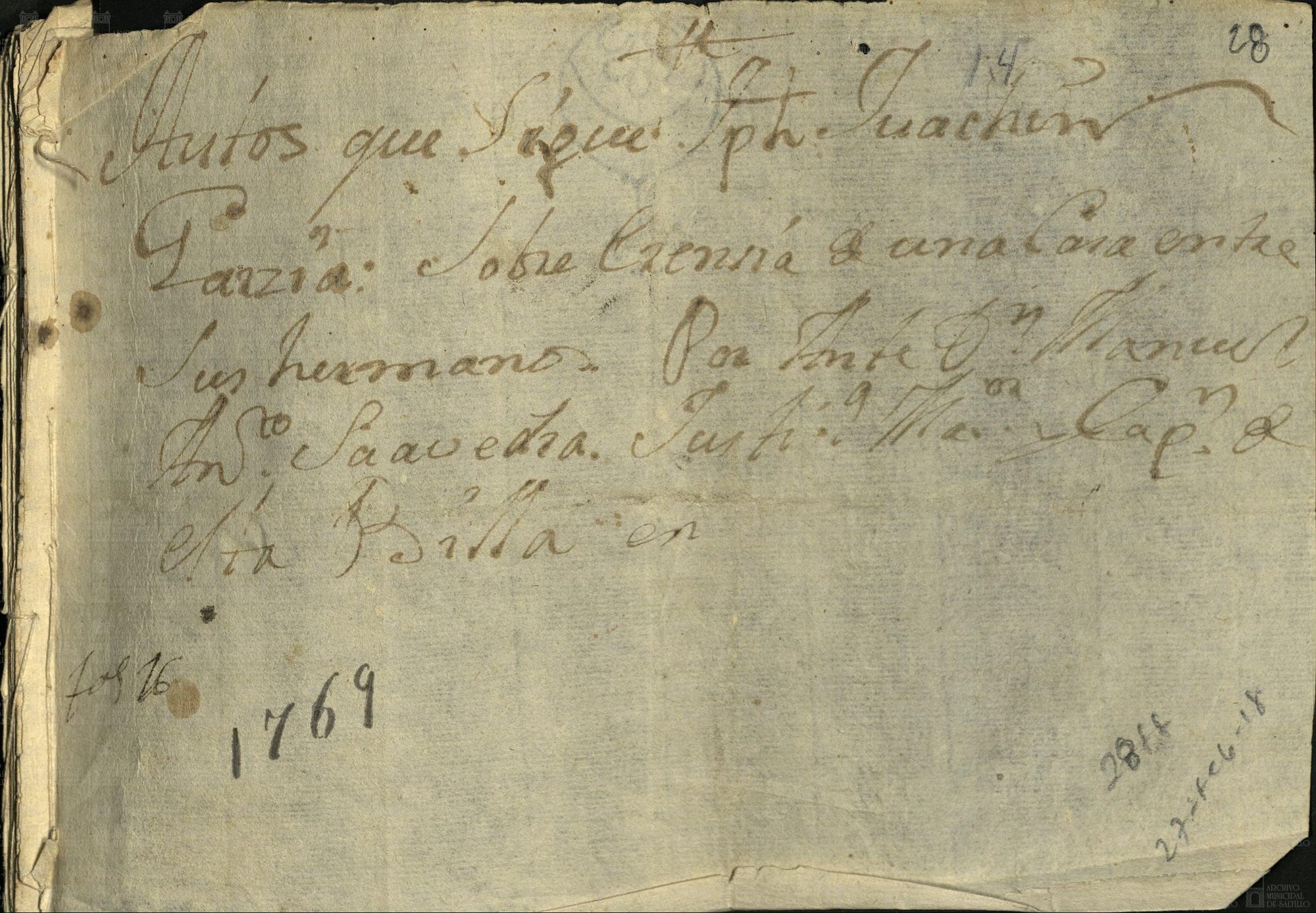 AMS, PM, c 27, e 14, 28 ff